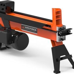 Yard Force 5-Ton Electric Log Splitter, 15 Amp Motor, Splits Logs up to 21” x 10”, Compact & Easy Transport